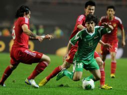 La escuadra china había perdido cuatro de los últimos cinco amistosos, hoy se levantaron en la eliminatoria. AFP /