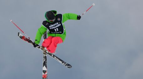 La estadounidense Alexi Micinski, campeona de 'slopestyle' de esquí estilo libre o 'freestyle'. AFP /