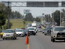 Las restricciones de carriles iniciaron desde ayer y continuarán todo el mes. ARCHIVO /