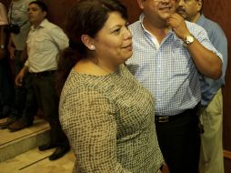 Irene Trejo, llama a los trabajadores sindicalizados a apostarle a la unidad y a cerrar filas en pro de los empleados del Congreso. ARCHIVO /
