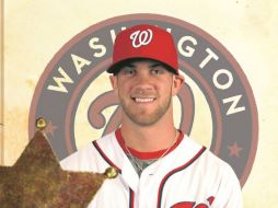El jardinero central de Washington, Bryce Harper,  ganó el premio al Novato del Año en 2012.  /