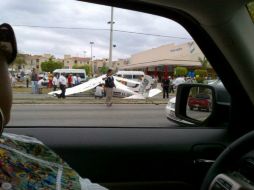 La Dirección de Aeronáutica Civil ya investiga las causas que propiciaron el accidente. TOMADA DE @marbales  /