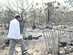 DEVASTACIÓN. Los municipios más afectados por el fuego son Lagunillas, Santa Catarina, Ciudad Valles, Tamasopo, Tampacan y Tamazunchale EFE /