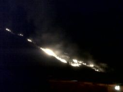 El Comité de Prevención y Combate de Incendios Forestales informa que el incendio fue controlado a las 11:00 horas de ayer. ESPECIAL /