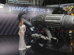 En las primeras cintas las protagonistas fueron Megan Fox y Rosie Huntington-Whiteley (en la imagen). ARCHIVO /