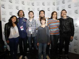 Elenco de ''Las Lágrimas'', del cineasta mexicano Pablo Delgado. ARCHIVO /