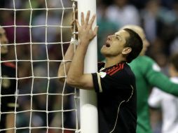Hernández lamenta que a México se le hayan negado los triunfos porque según su criterio la selección a ido de menos a más. AP /