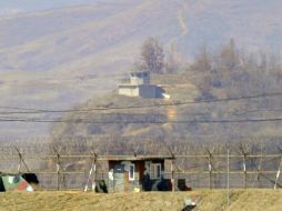 Se espera que aproximadamente 530 trabajadores de Corea del Sur crucen la frontera al Norte. AFP /