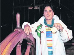 Hazaña. Soraya Jiménez conquistó la medalla de oro en Sidney 2000 contra todo pronóstico. MEXSPORT /