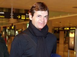 Vilanova regresa a Barcelona luego de tratar su tumor en Estados Unidos. EFE /