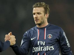 Beckham está confiando en que el PSG llegará lejos en la Champions. EFE /