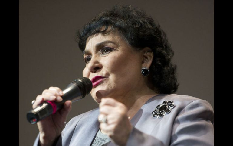 Carmen Salinas agradeció que reconozcan su trayectoria como actriz y mencionó que próximamente rodará una película. ARCHIVO /