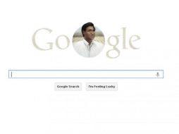 El líder mexico-estadounidense César Chávez es recordado hoy por Google Estados Unidos. ESPECIAL /