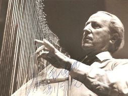 El año de 1993 muere el arpista y pedagogo español Nicanor Zabaleta. ARCHIVO /