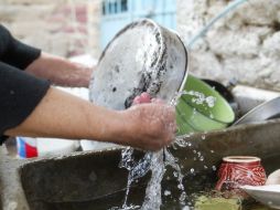 Esta mañana se abrieron los tanques de la red de suministro de agua potable de la Ciudad de México. ARCHIVO /