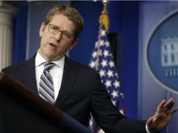 Jay Carney explicó que el despliegue de aeronaves es para tranquilizar a sus aliados de Corea del Sur. AP /