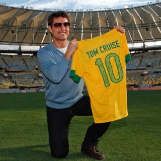 Tom Cruise visita el estadio Maracaná