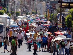 Maestros de la Sección 22 del SNTE realizarán una marcha para exigir la instalación de una mesa diálogo con el gobierno federal. ARCHIVO /