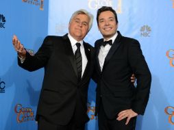 Leno le pasará el micrófono a Fallon cuando termine su contrato el año  próximo. AP /
