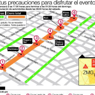 Fiesta y música en Chapultepec