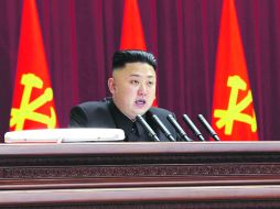 AMENAZA. El joven líder de Corea del Norte lleva al extremo su discurso bélico contra Seúl y Washington. EFE /