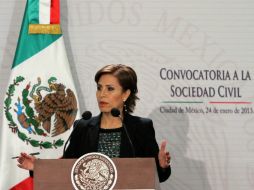 La titular de Sedesol, Rosario Robles Berlanga. ARCHIVO /
