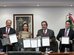 En su intervención, Aristóteles Sandoval agradeció la disposición de la Secretaría de Turismo del Gobierno Federal. ESPECIAL /