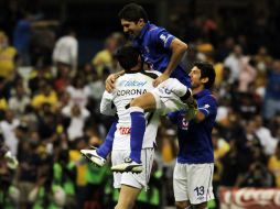 Cruz Azul se encuentra motiva tras vencer al América en la semifinal de la Copa MX. NTX /