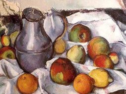 ''Las manzanas'' de Cézanne, podría ser subastada entre 25 y 35 millones de dólares. ESPECIAL /