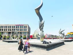 Plaza Tapatía. El Ayuntamiento privilegia la atención de las fuentes que están el primer cuadro de la ciudad por ser las más visibles. EL INFORMADOR /
