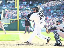 Al infinito. Prince Fielder se llevó los reflectores en la victoria de los Tigres sobre los Yanquis. AFP /