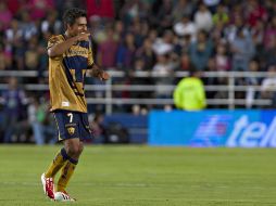 Javier Cortés se encargó de anotar el gol de la victoria para Pumas. MEXSPORT /