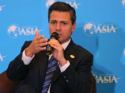 Peña Nieto ha dicho que tiene especial interés en fortalecer las relaciones de cooperación con Guatemala. EFE /