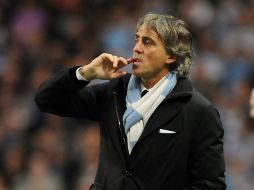 En la lucha por el título 2013 de la Premier, los dirigidos por Roberto Mancini van abajo por 15 unidades. ARCHIVO /