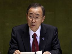 Ban Ki-moon afirmó que espera la autorización final del gobierno de Damasco. ARCHIVO /