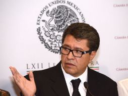 Ricardo Monreal Ávila confirmó que aceptó la escolta de dos personas que le proporcionó el gobierno federal. EFE /