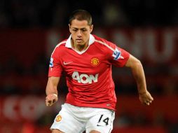 El ''Chicharito'' es el segundo máximo goleador de la historia de los ''Red Devils'' viniendo como suplente. MEXSPORT /