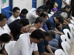 Los presuntos delincuentes fueron detenidos el 20 de agosto de 2012. ARCHIVO /