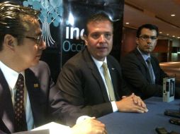 También pretenden lograr una contribución más equitativa. Izquierda a derecha. Marco Antonio Padilla, Luis Aguirre y Mario Corona.  /