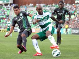 Santos avanza por segundo año consecutivo a la final de la la Liga de Campeones de la Concacaf. NTX /