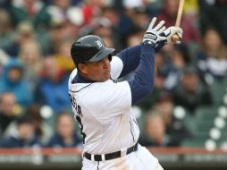 Para Cabrera fue su jonrón número 100 en su campo del ''Comerica Park''. AFP /