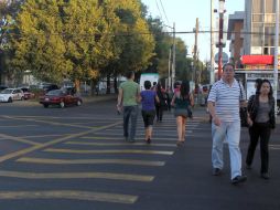 En el primer semestre de 2012, la autoridad vial reportó 14 transeúntes lesionados en el crucero de Mariano Otero y Obsidiana. ARCHIVO /