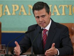 Imagen del Mandatario tomada durante su visita a Japón. ARCHIVO /