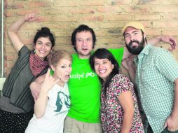 De izquierda a derecha, Melissa Cisneros, Katie Duck, Alfredo Genovesi, Olga Gutiérrez y Diego de la Mora, participan en el encuentro. EL INFORMADOR /