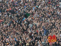 Cientos de miles de estudiantes  volvieron a copar las calles de Chile para pedir un cambio en la educación pública. EFE /