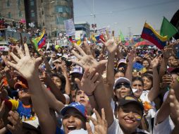 Cierran campañas presidenciales en Venezuela. EFE /