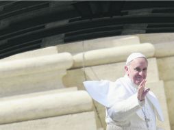 Francisco rindió homenaje a los 50 años de la encíclica ''Pacem in terris'' de Juan XXIII. EFE /