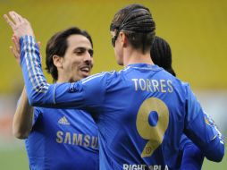 El Chelsea se impuso en cuartos de final al Rubin Kazan. AFP /