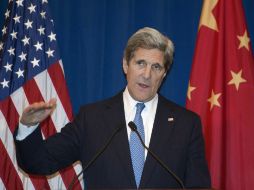El secretario de Estado de Estados Unidos, John Kerry, asegura no tener dudas de la seriedad de China en cuanto a la desnuclearización. AFP /