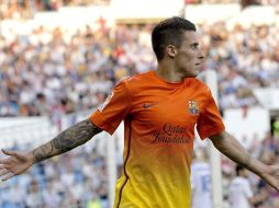 Cristian tello se apunta un doblete en el juego. EFE /